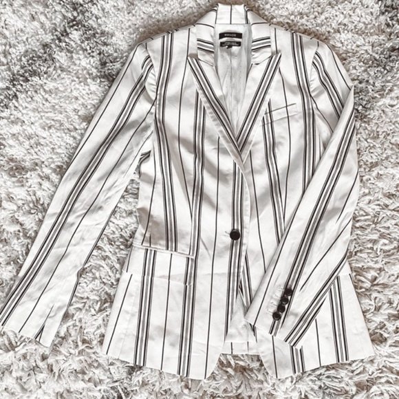 RW&CO. Jackets & Blazers - RW&CO. Striped Stretch Lining Blazer